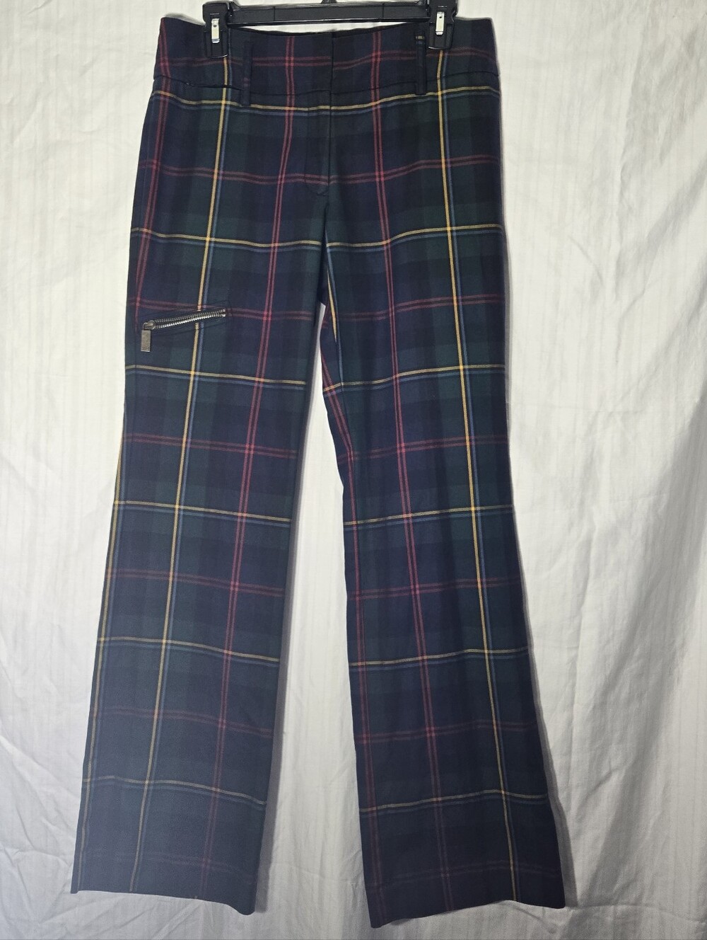 Vintage Tommy Hilfiger Green Tartan Plaid Pants Y2K 2003 Size 6